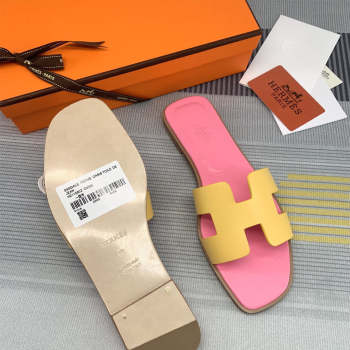 Hermes Oran Slippers Size 35-41  5-Color