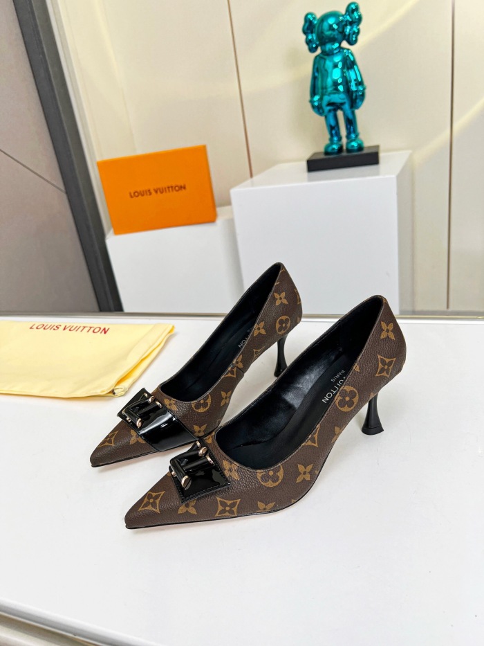 Louis Vuitton Signature Pumps Size 35-41 4-Color