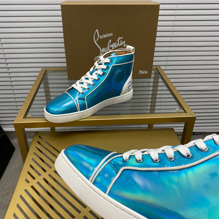 Christian Louboutin Louis High-Top Sneaker Size 36-46  8-Color