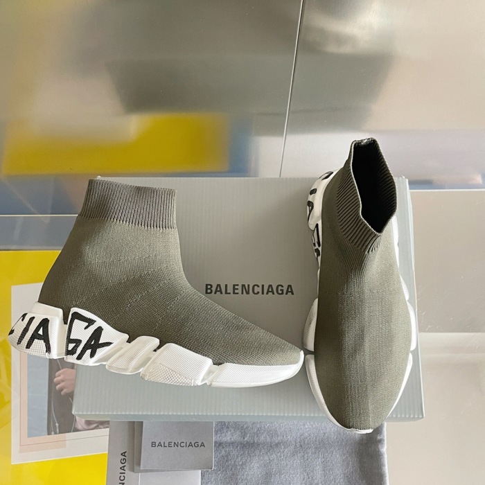 Balenciaga Speed 2.0 Graffiti Sneaker Size 35-45  5-Color