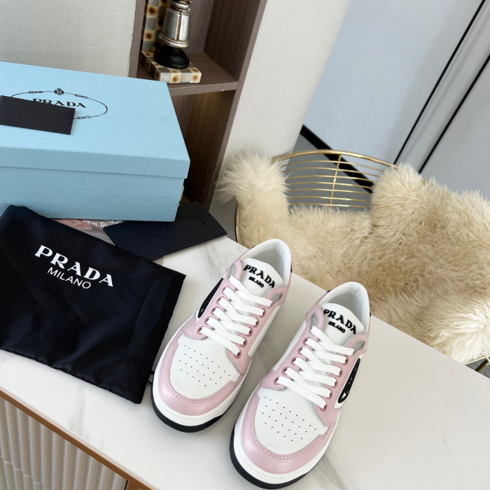 Prada District Leather Sneaker Size 36-45   5-Color