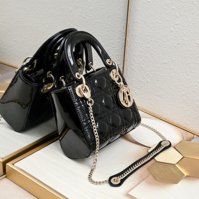 Dior Mini Lady Classic Women Shoulder Bags 17cm