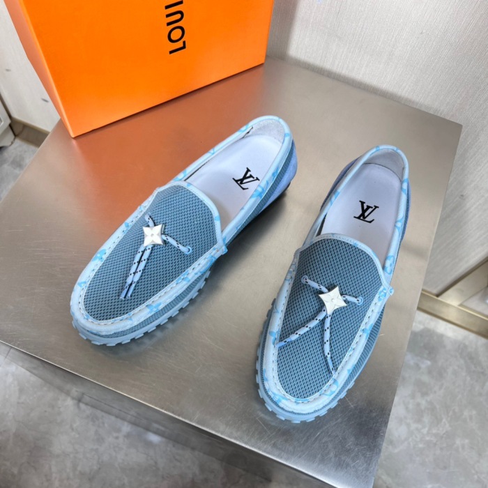 Louis Vuitton LV Racer Moccasin Loafers Size 39-45 4-Color