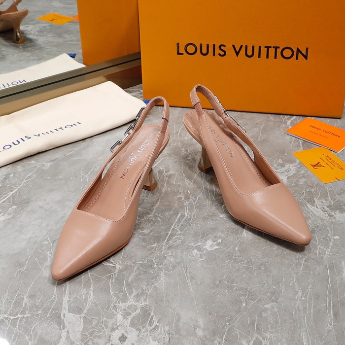 Louis Vuitton Sparkle Slingback Pumps Size 35-41 3-Color