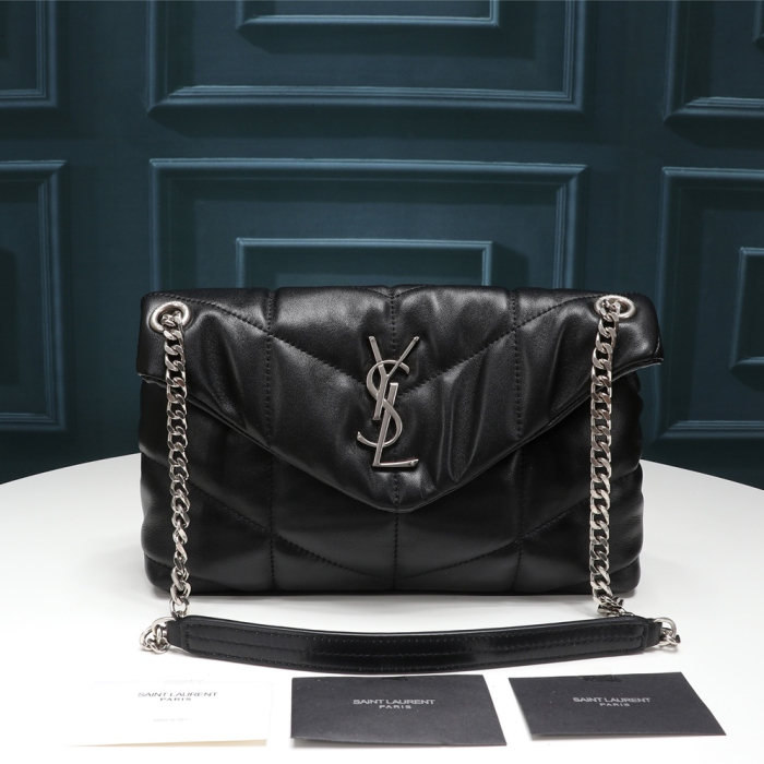 YSL Lou Lou Puffer Women Shoulder Bags Size 29*17*11cm