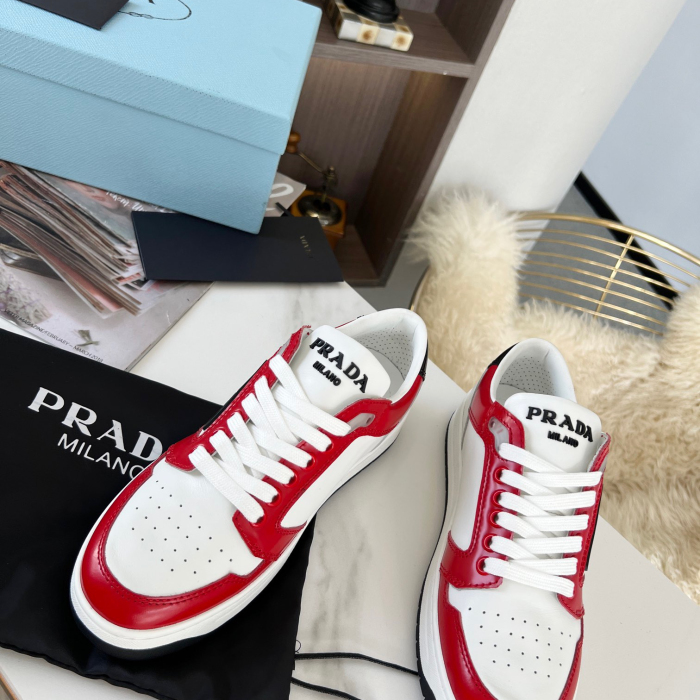Prada District Leather Sneaker Size 36-45   5-Color