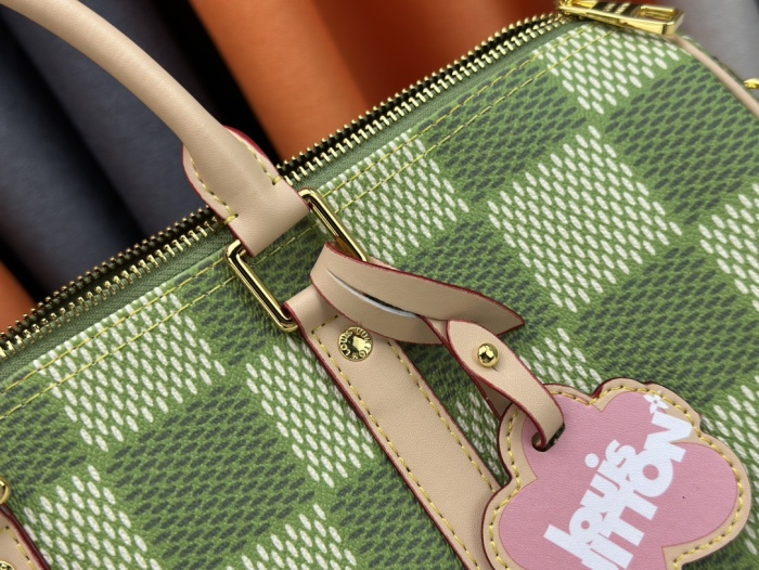 Louis Vuitton N40671 Keepall Bandouli è re 35 Damier Golf Marque L.Vuitton d é pos é e Travel Bags Size 34*21*16cm