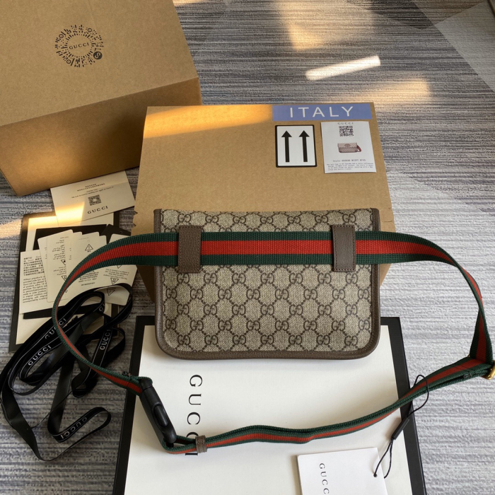 Gucci Neo Vintage GG Supreme Belt Bags for Men Size 24*16.5*4cm
