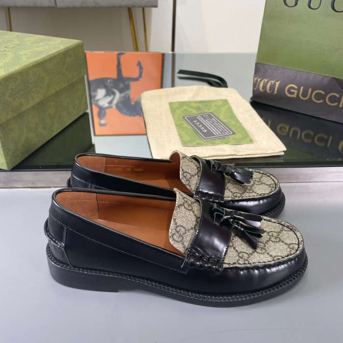 Gucci GG Loafers with Tassel Size 39-45 5-Color
