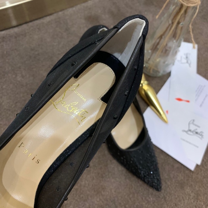 Christian Louboutin Follies Strasss Pumps Size 35-41 5-Color