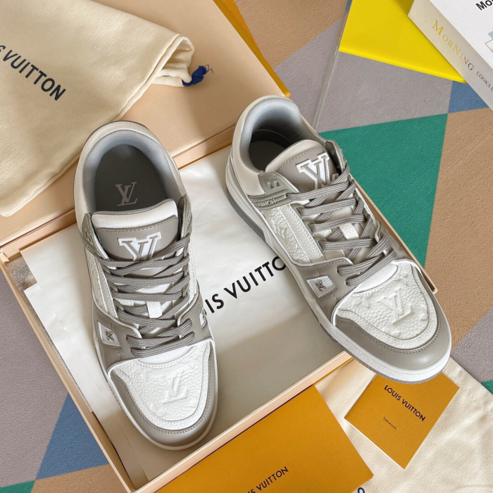 Louis Vuitton Trainer Monogram denim Sneaker Size 36-46 5-Color