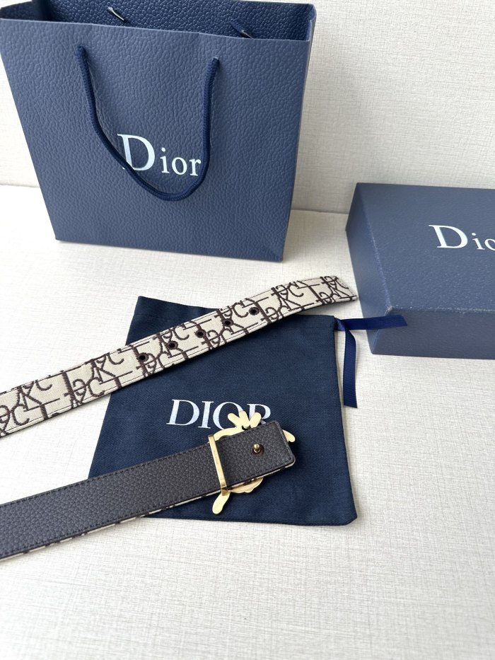 Dior Men Belt Width 3.5cm
