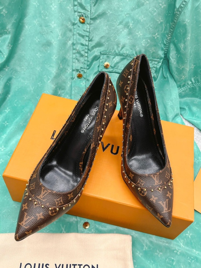 Louis Vuitton Signature Pumps Size 35-41 5-Color