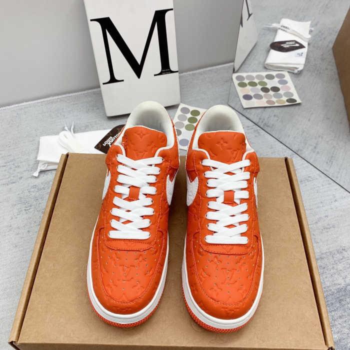 Louis Vuitton x Off White x Air Force 1 Sneaker Size 36-45   8-Color
