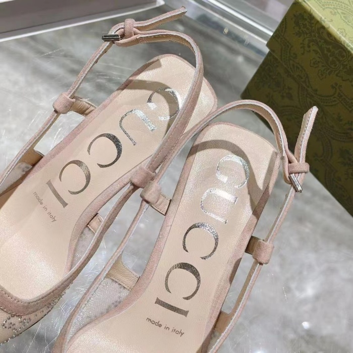 Gucci GG Slingback Pumps Size 35-41 4-Color