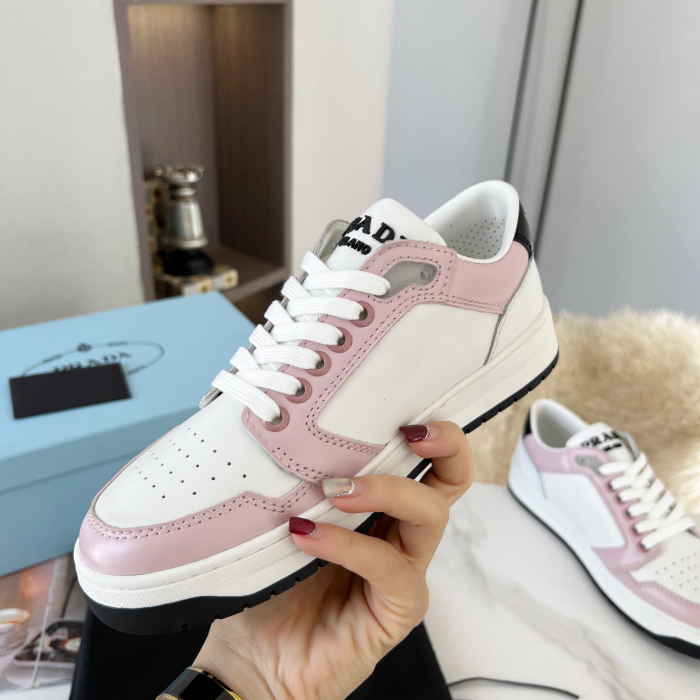 Prada District Leather Sneaker Size 36-45   5-Color