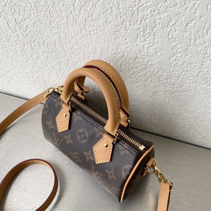 Louis Vuitton M81085 Nano Speedy Women Bags Size 16*10*7.5cm
