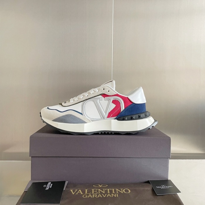 Valentino Netrunner Fabric Sneaker Size 36-45   4-Color