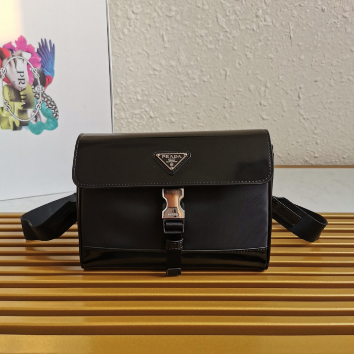 Prada 2VD044 Re-Nylon and Leather Shoulder Bags Size 20*15.5*4cm
