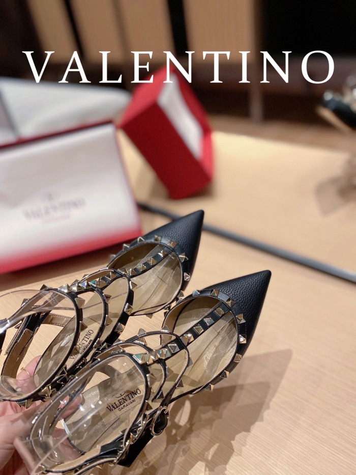 Valentino Rockstud Ankle Strap Pumps Size 35-41 4-Color