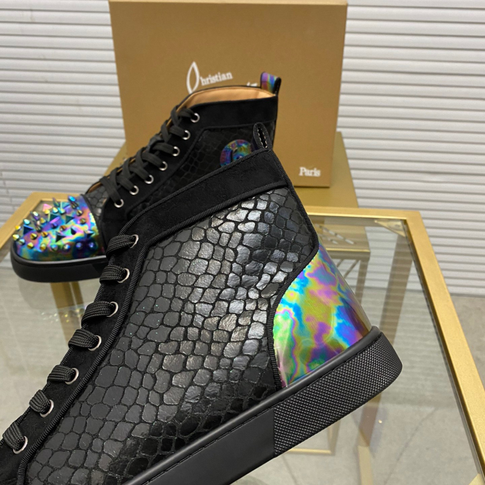 Christian Louboutin Lou Pik Pik High-Top Sneaker Size 36-46  7-Color