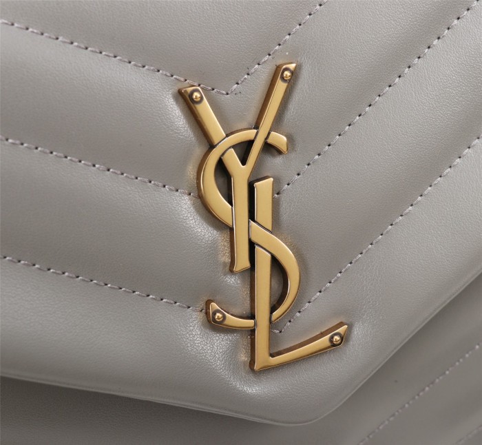 YSL Lou Lou Puffer Women Shoulder Bags Size 24cm