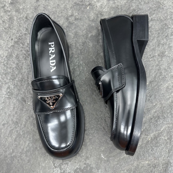 Prada Chocolate Loafers Size 36-46