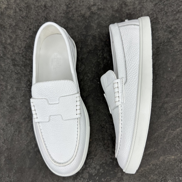 Hermes Job Unisex Loafers Size 35-46