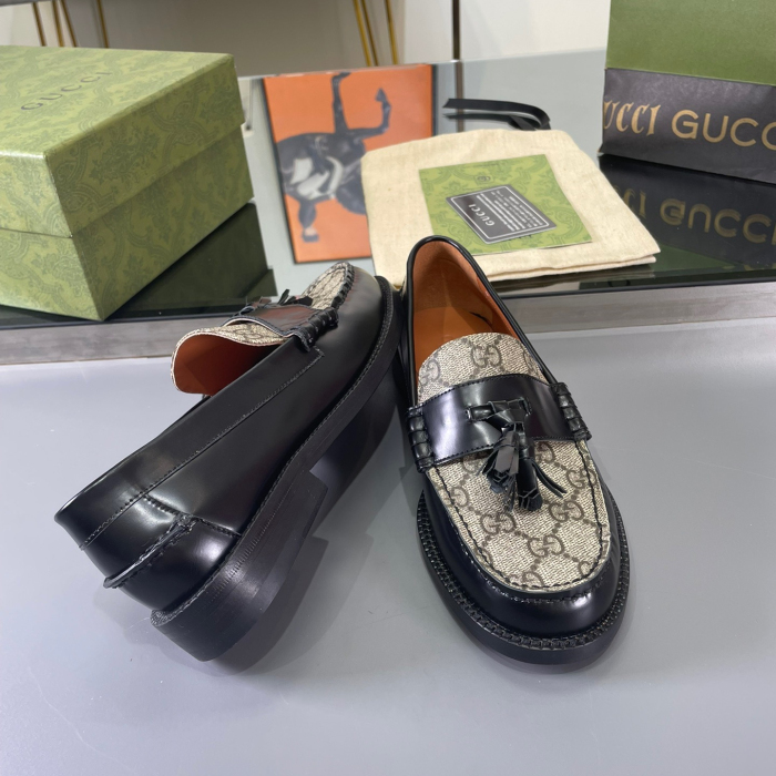 Gucci GG Loafers with Tassel Size 39-45 5-Color