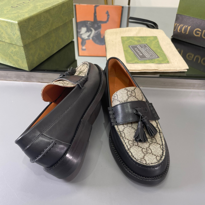 Gucci GG Loafers with Tassel Size 39-45 5-Color