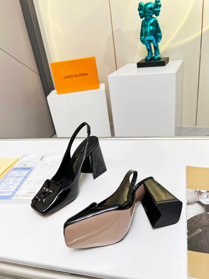 Louis Vuitton Shake Slingback Pumps Size 35-41 6-Color