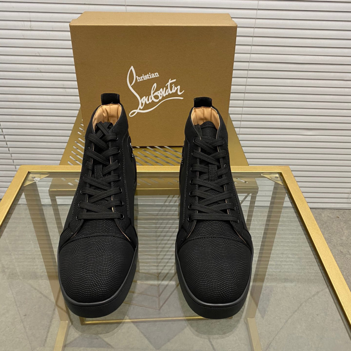 Christian Louboutin Louis High-Top Sneaker Size 36-46  8-Color