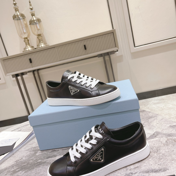Prada Brushed Leather Sneaker Size 36-45   4-Color