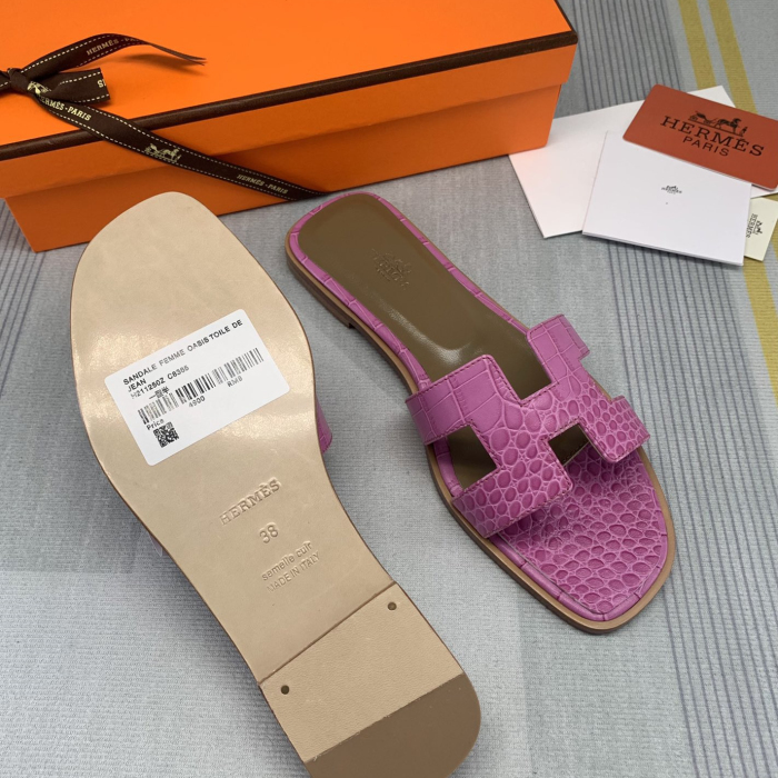 Hermes Oran Slippers Size 35-41  12-Color