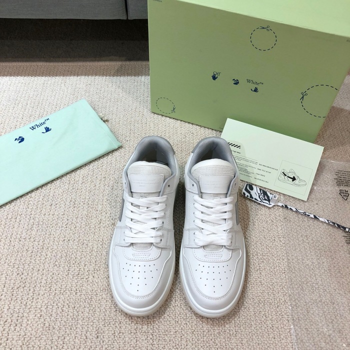 OFF White Out of Office Calf Leather Sneaker Size 35-45   8-Color