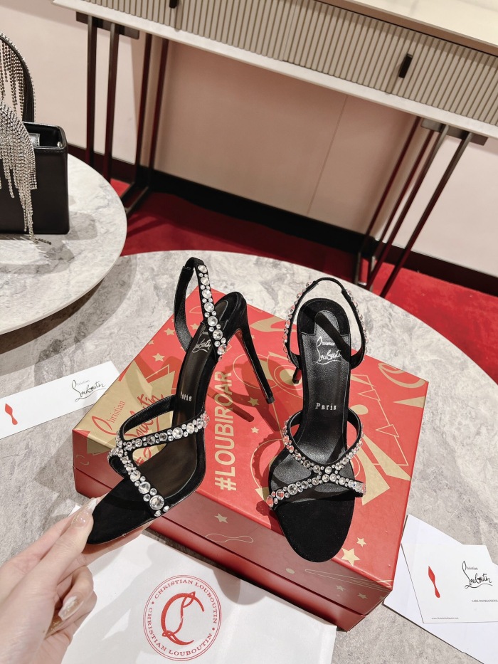 Christian Louboutin Emilie Strass Pumps Size 35-41 3-Color