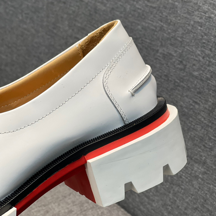Christian Louboutin CL Moc Lug Strass Loafers Size 39-45 3-Color