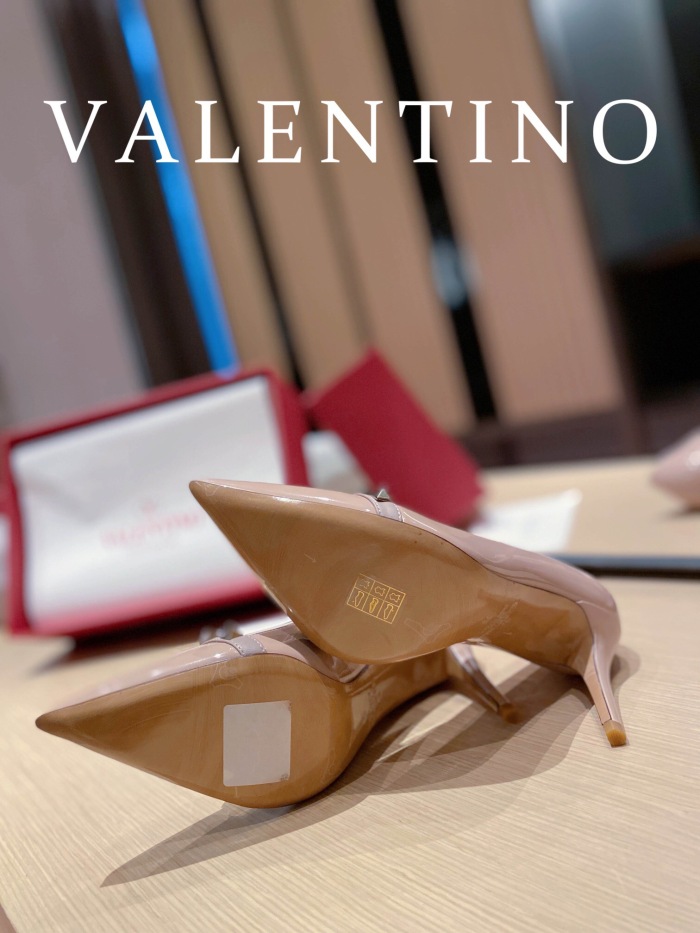 Valentino Rockstud Patent-Leather Pumps Size 35-41 3-Color