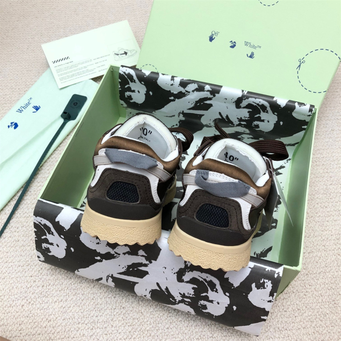 OFF White Midtop Sponge Sneaker Size 36-45   6-Color