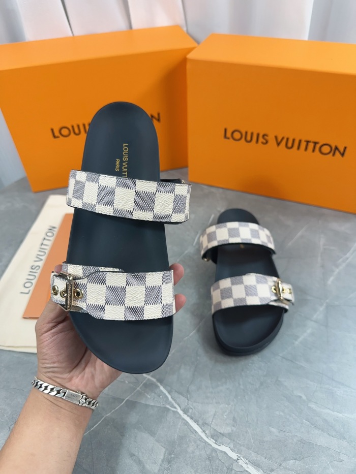 Louis Vuitton Slippers Size 36-45 6-Color