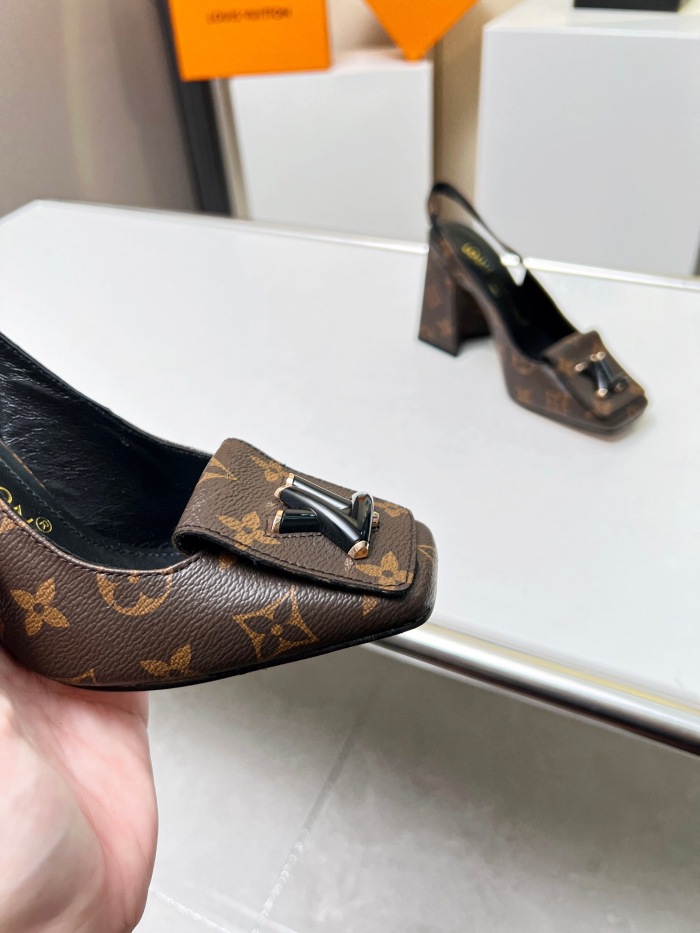 Louis Vuitton Shake Slingback Pumps Size 35-41 6-Color