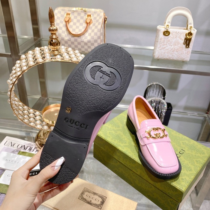Gucci Loafers with Interlocking G Size 35-41 3-Color