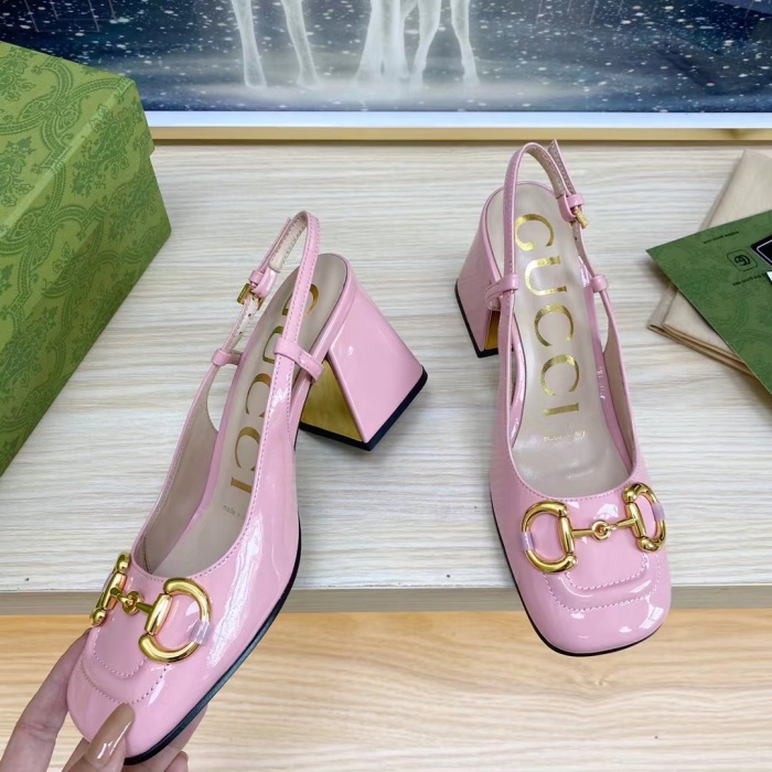 Gucci Slingback With Horsebit Pumps Size 35-41 7-Color