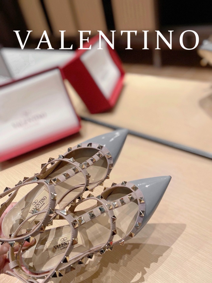 Valentino Rockstud Ankle Strap Pumps Size 35-41 11-Color