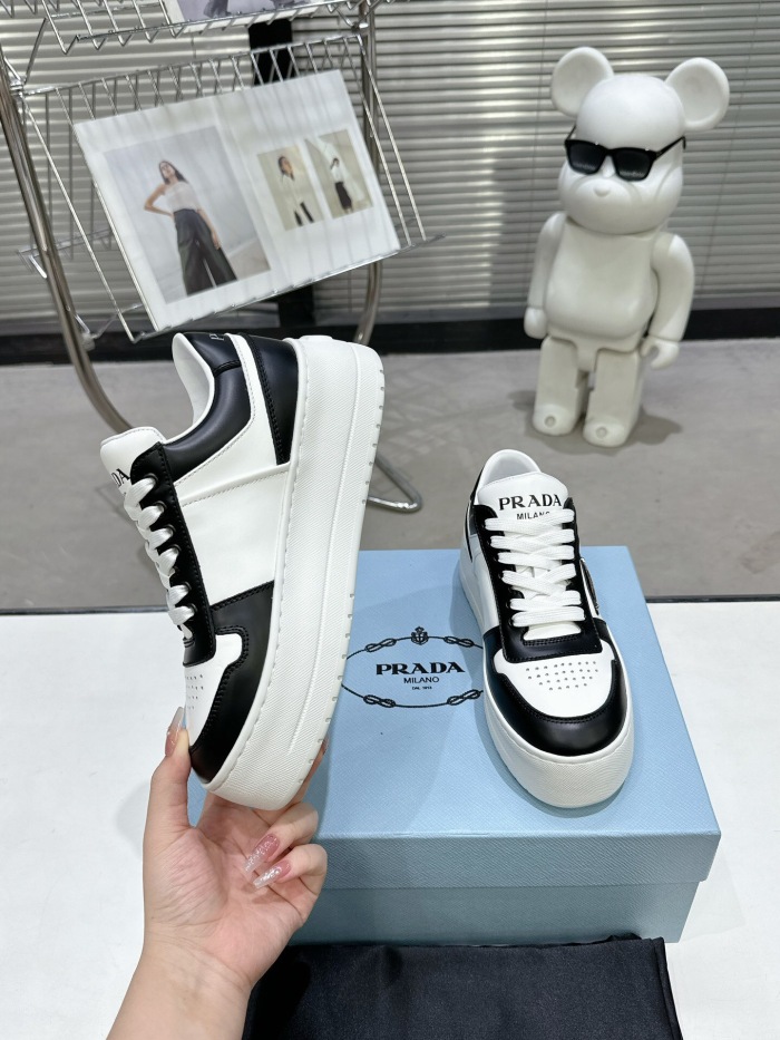 Prada 2024 New Downtown Bold leather Sneaker Size 36-41