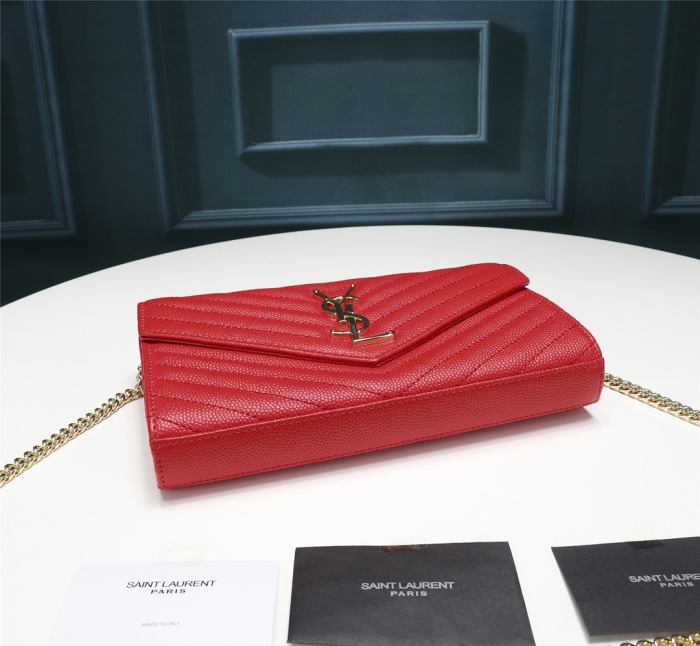 YSL Women Shoulder Bags Size 23*14*4cm