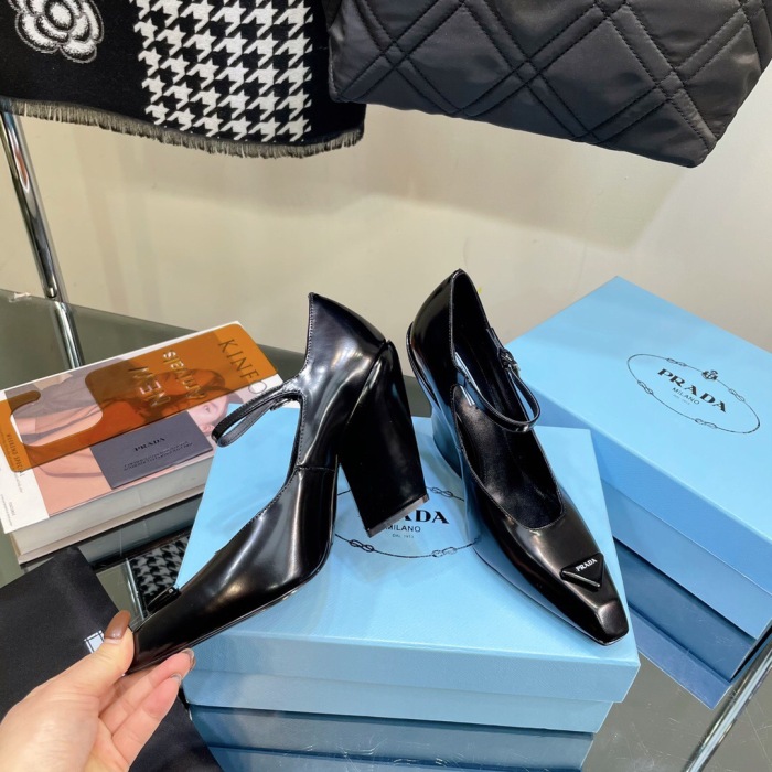Prada Brushed Leather Pumps Size 35-41 5-Color