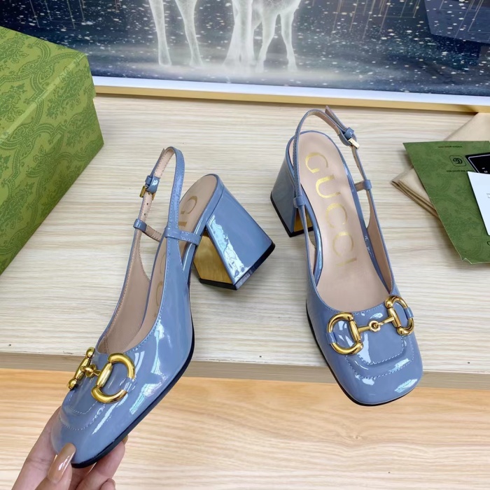 Gucci Slingback With Horsebit Pumps Size 35-41 7-Color