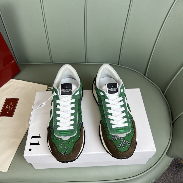 Valentino Lace and Mesh Lacerunner Sneaker Size 36-41   9-Color