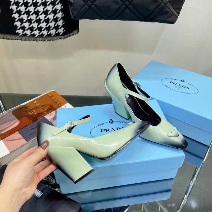 Prada Brushed Leather Pumps Size 35-41 5-Color